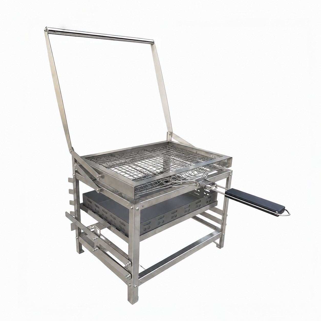 Adjustable Rotating Charcoal BBQ